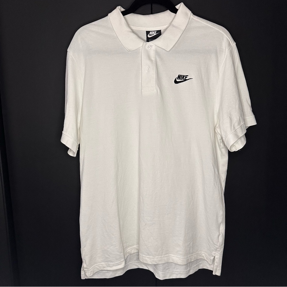 Nike Men's White Polo Shirt